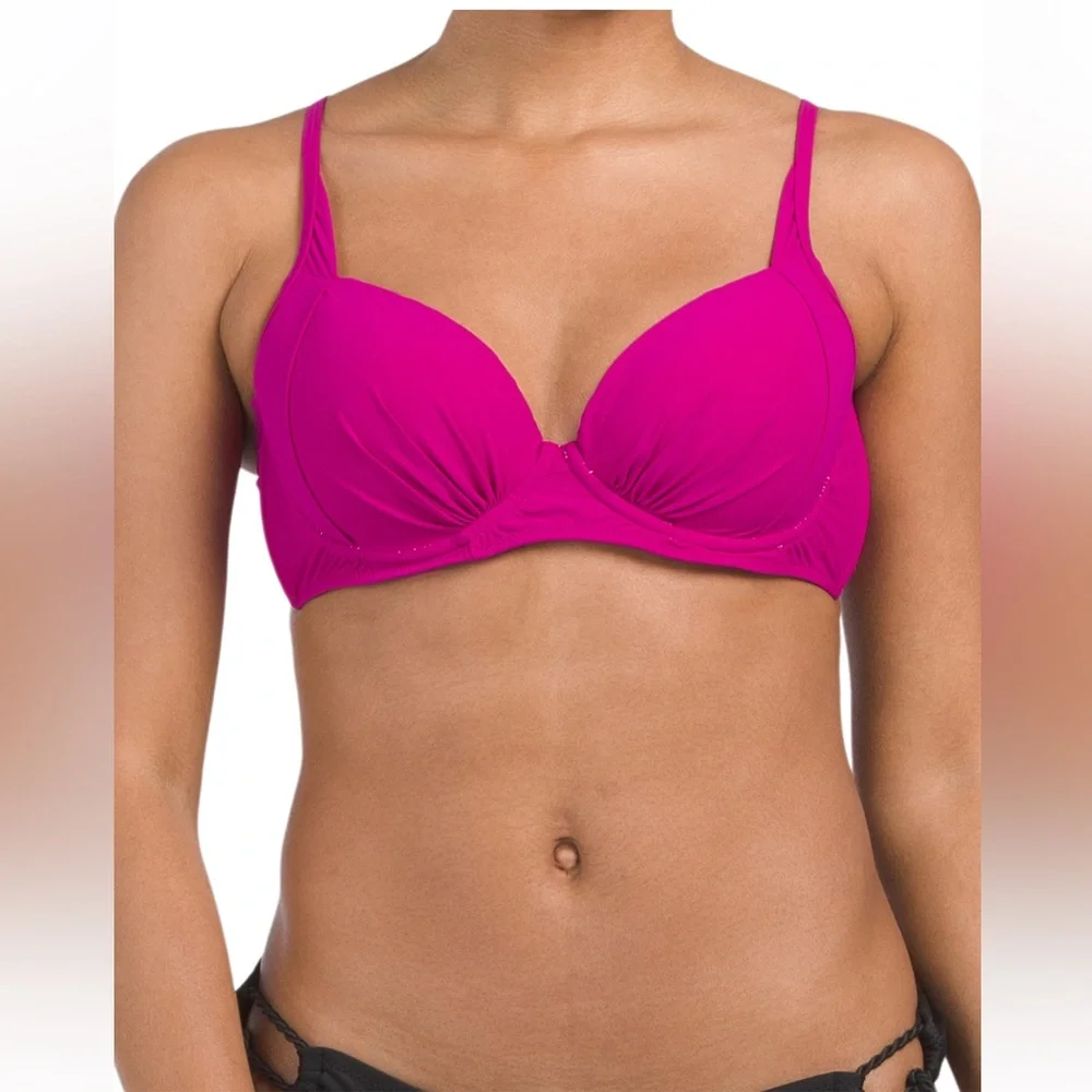 🎉LAST CHANCE🎉 Profile‎ by Gottex Tutti Frutti D-Cup Push Up Bikini Top